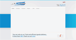 Desktop Screenshot of petrans.si